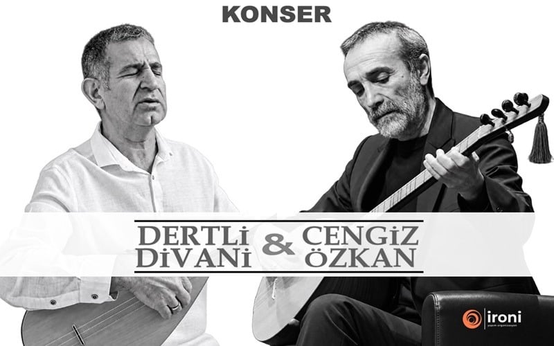 Dertli Divani & Cengiz Özkan Konseri, 14 Ekim 2026, Osman Hamdi Bey Kültür Merkezi, Kocaeli konser afişi