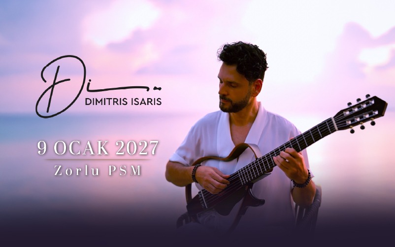 Dimitris Isaris, 9 Ocak 2027, Zorlu PSM - Turkcell Platinum Sahnesi, İstanbul konser afişi