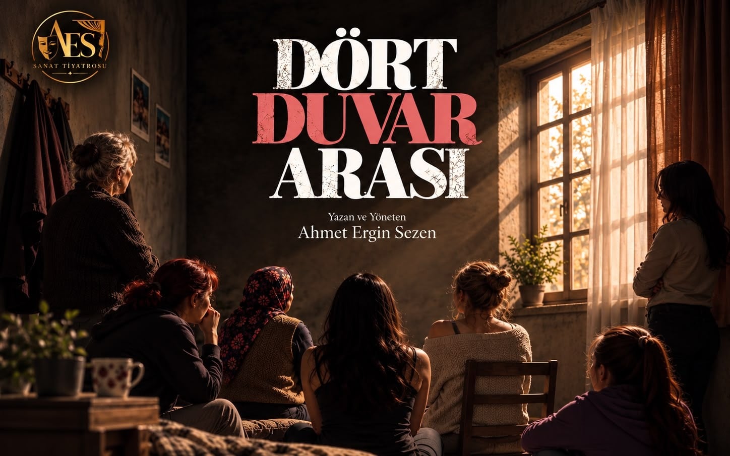 Dört Duvar Arası tiyatro afişi