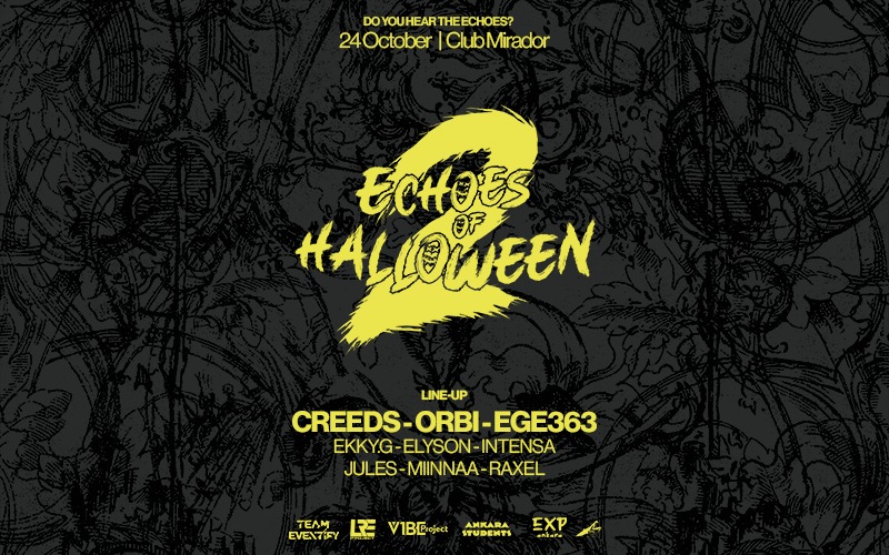 Echoes Of Halloween II, 24 Ekim 2026, Club Mirador, Ankara konser afişi