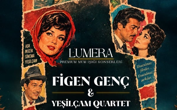 Figen Genç & Yeşilçam Quartet Yeşilçam Şarkıları, 18 Kasım 2026, Sivas Muhsin Yazıcıoğlu Kültür Merkezi, Sivas konser afişi