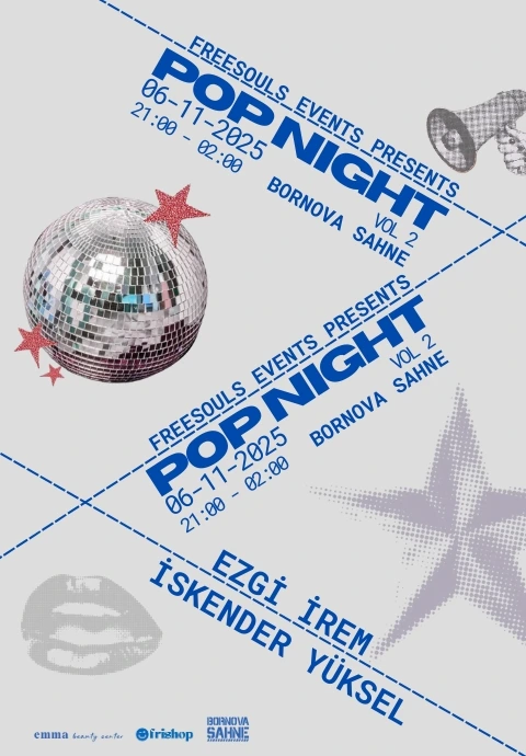 Freesouls Events Sunar: POP NIGHT VOL. 2 Parti