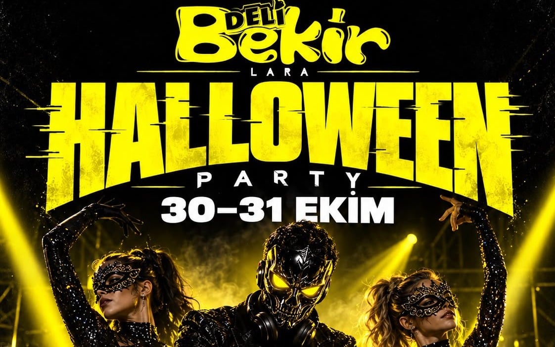 Halloween Party, 31 Ekim 2026, Delicious Bekir Lara, Antalya konser afişi