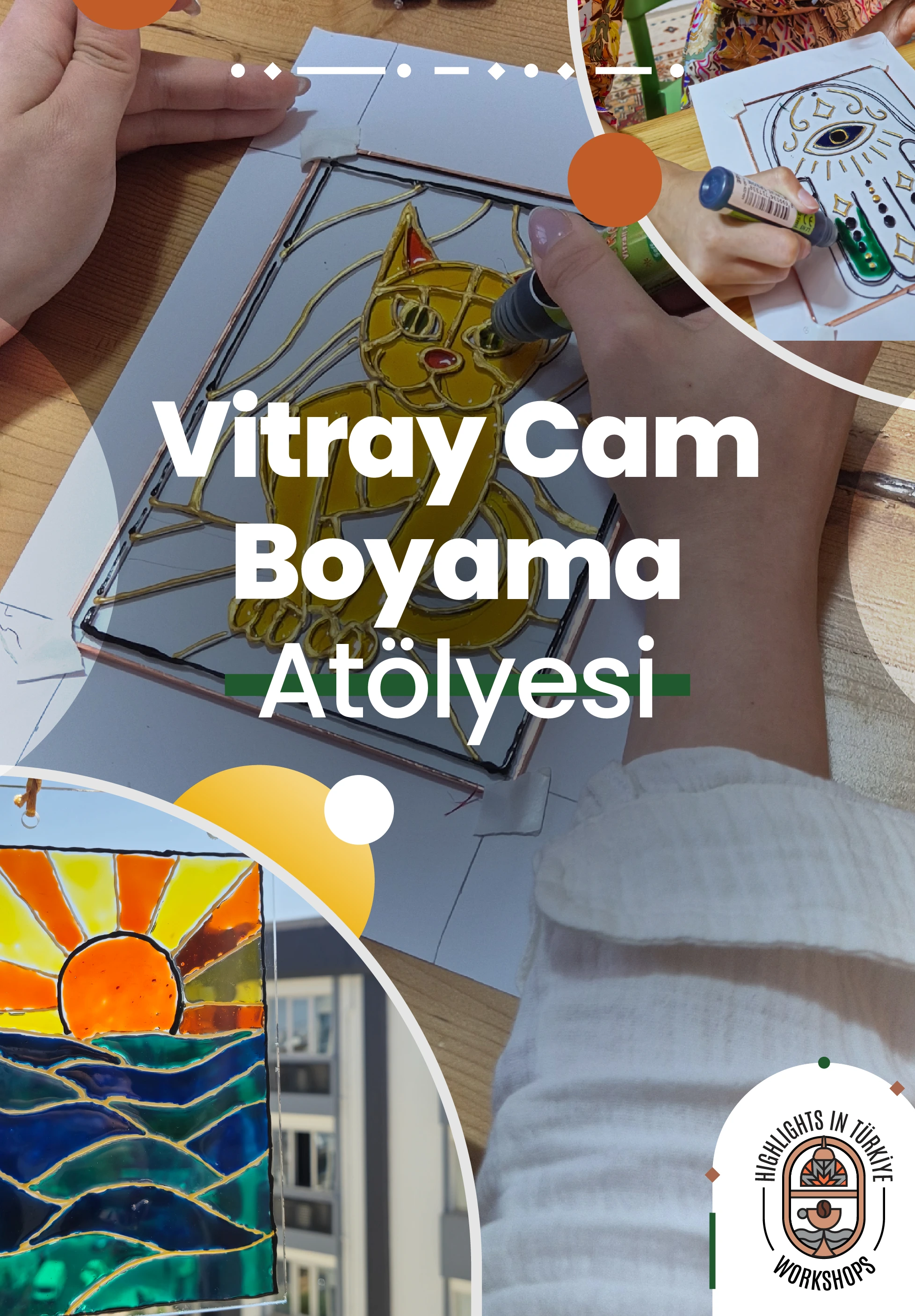 Highlights in Türkiye Workshop | Vitray Cam Boyama Atölyesi
