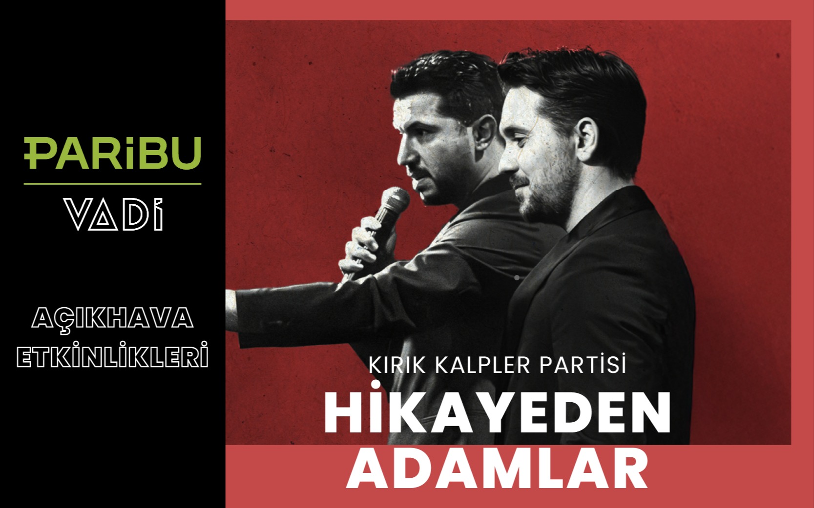Hikayeden Adamlar konser afişi