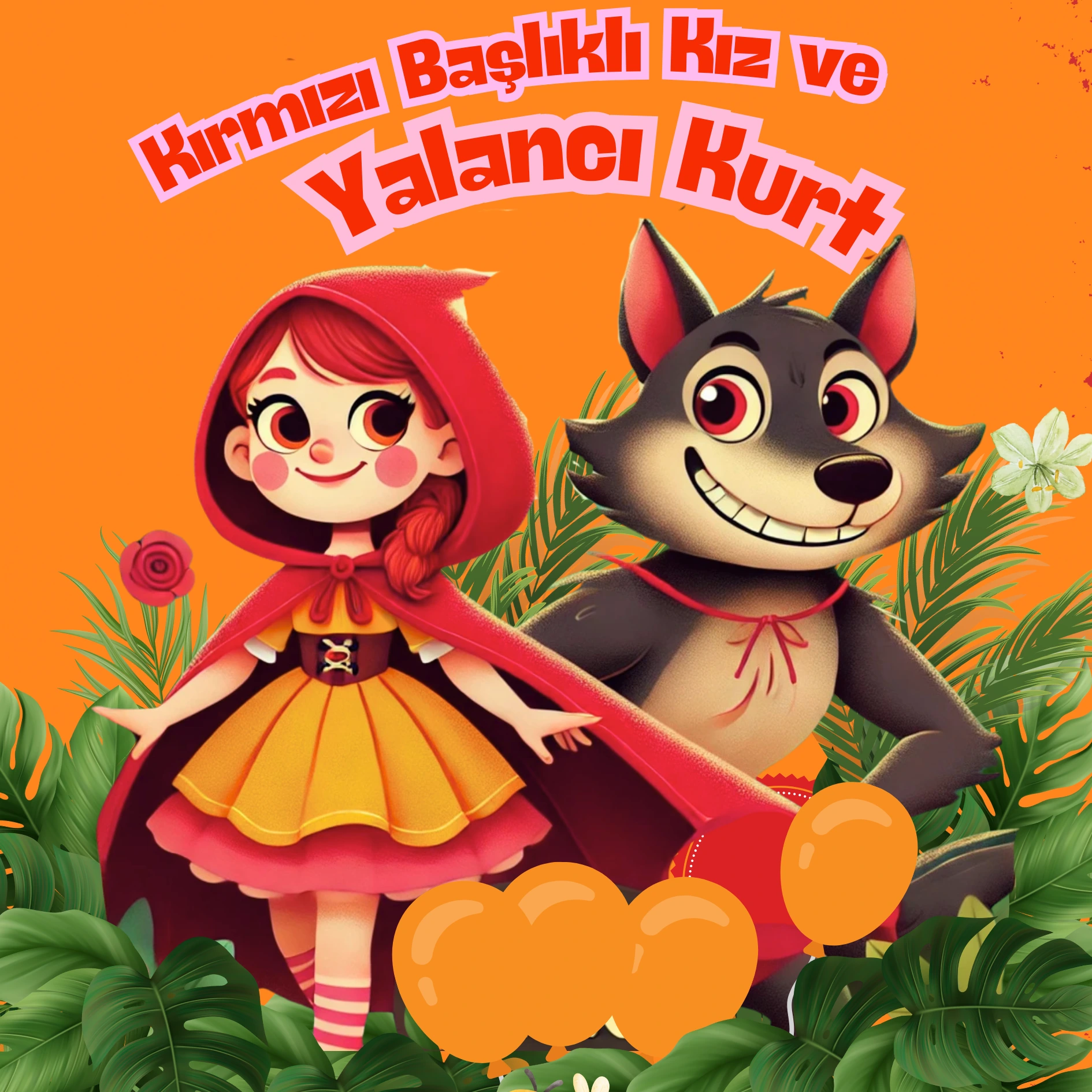 Kırmızı Başlıklı Kız ve Yalancı Kurt Çocuk Oyunu