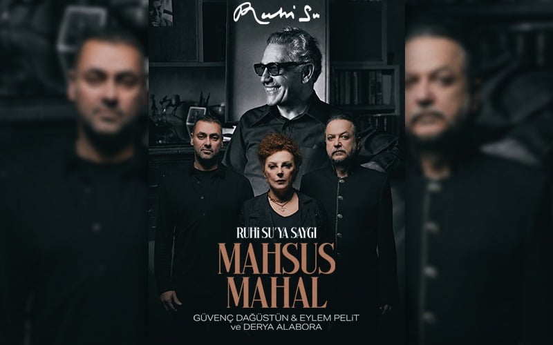 Mahsus Mahal: Ruhi Su'ya Saygı Konseri, 17 Kasım 2026, Ahmed Adnan Saygun Sanat Merkezi, İzmir konser afişi
