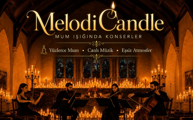 Melodic Candle, 13 Kasım 2026, All Saints Moda Kilisesi, İstanbul konser afişi