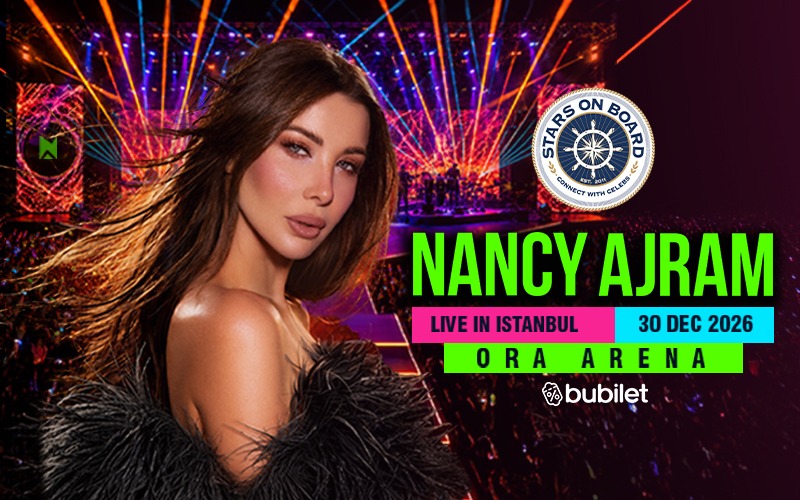 Nancy Ajram Live in Istanbul, 30 Aralık 2026, Ora Arena, İstanbul konser afişi