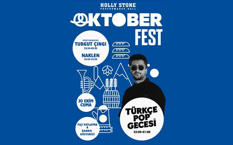 October Fest, 30 Ekim 2026, Holly Stone Performance Hall Antalya, Antalya konser afişi