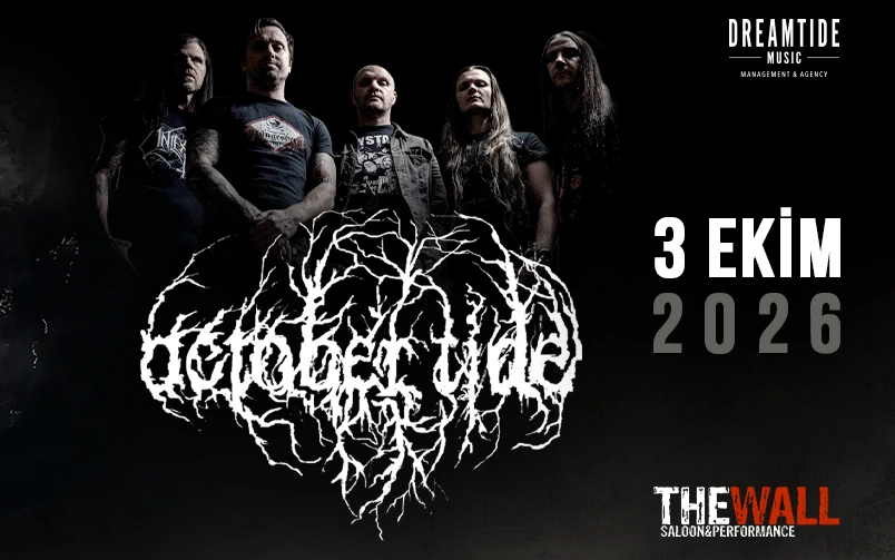 October Tide, 3 Ekim 2026, The Wall Saloon & Performance, İstanbul konser afişi