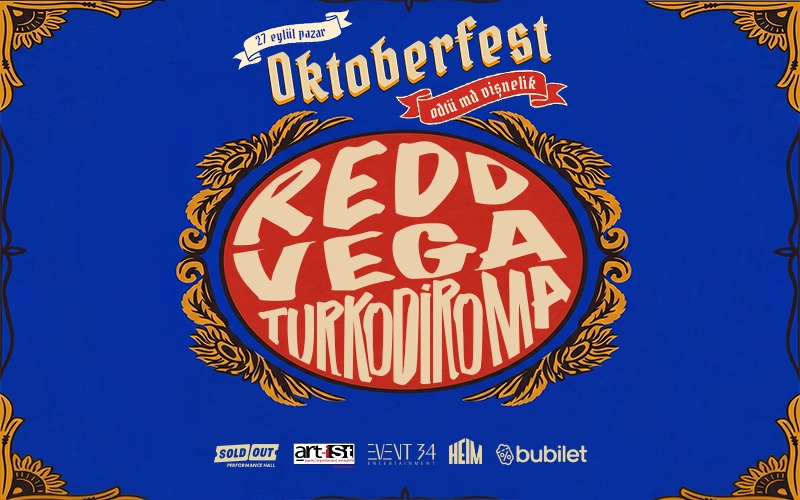 Oktoberfest: Redd, Vega, TurkodiRoma, 27 Eylül 2026, ODTÜ MD Vişnelik, Ankara konser afişi