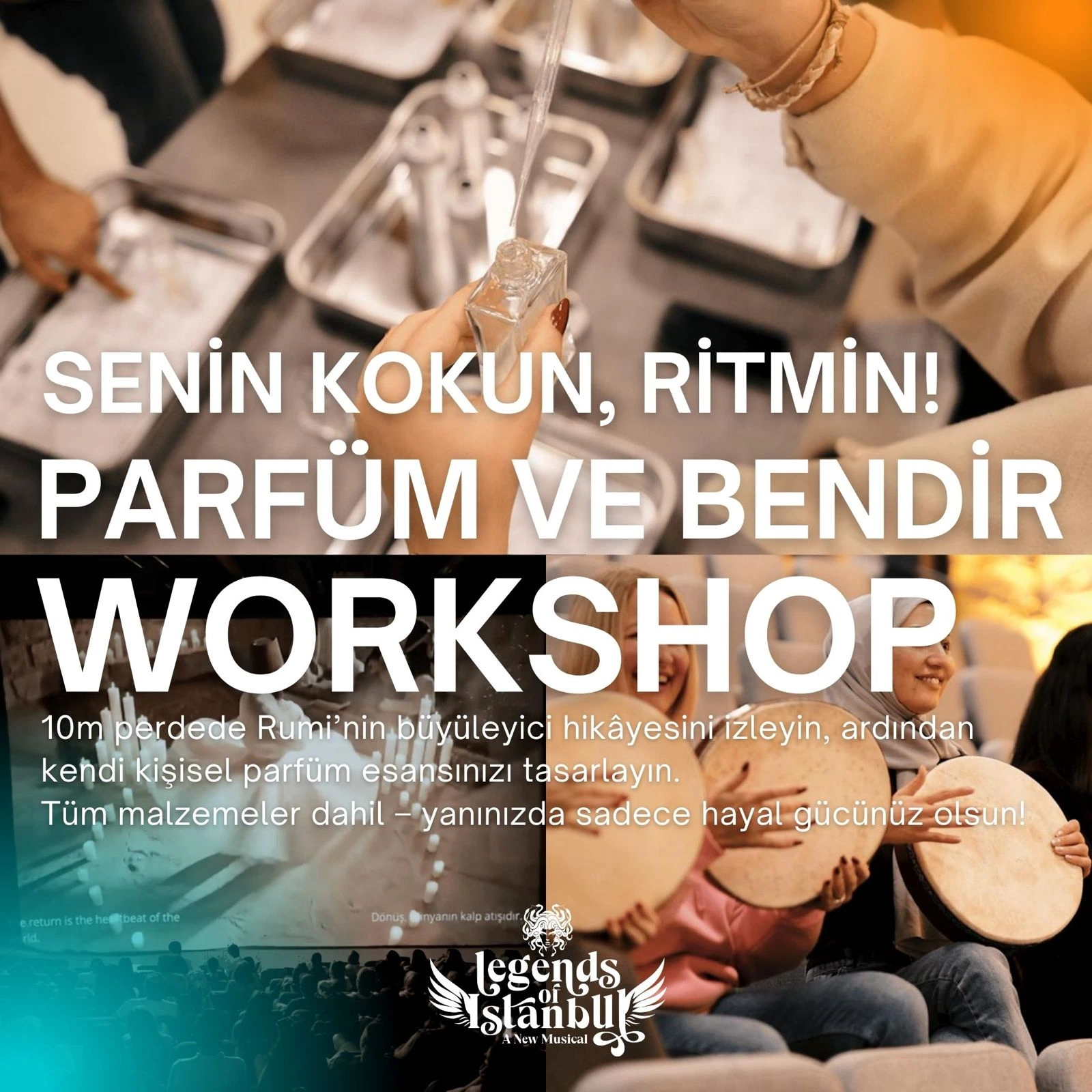 Parfm Atlyesi  Film Gsterimi ve Sufi Ritim  Nefes Deneyimi