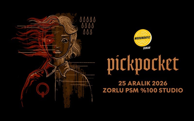 Pickpocket, 25 Aralık 2026, Zorlu PSM %100 Studio, İstanbul konser afişi