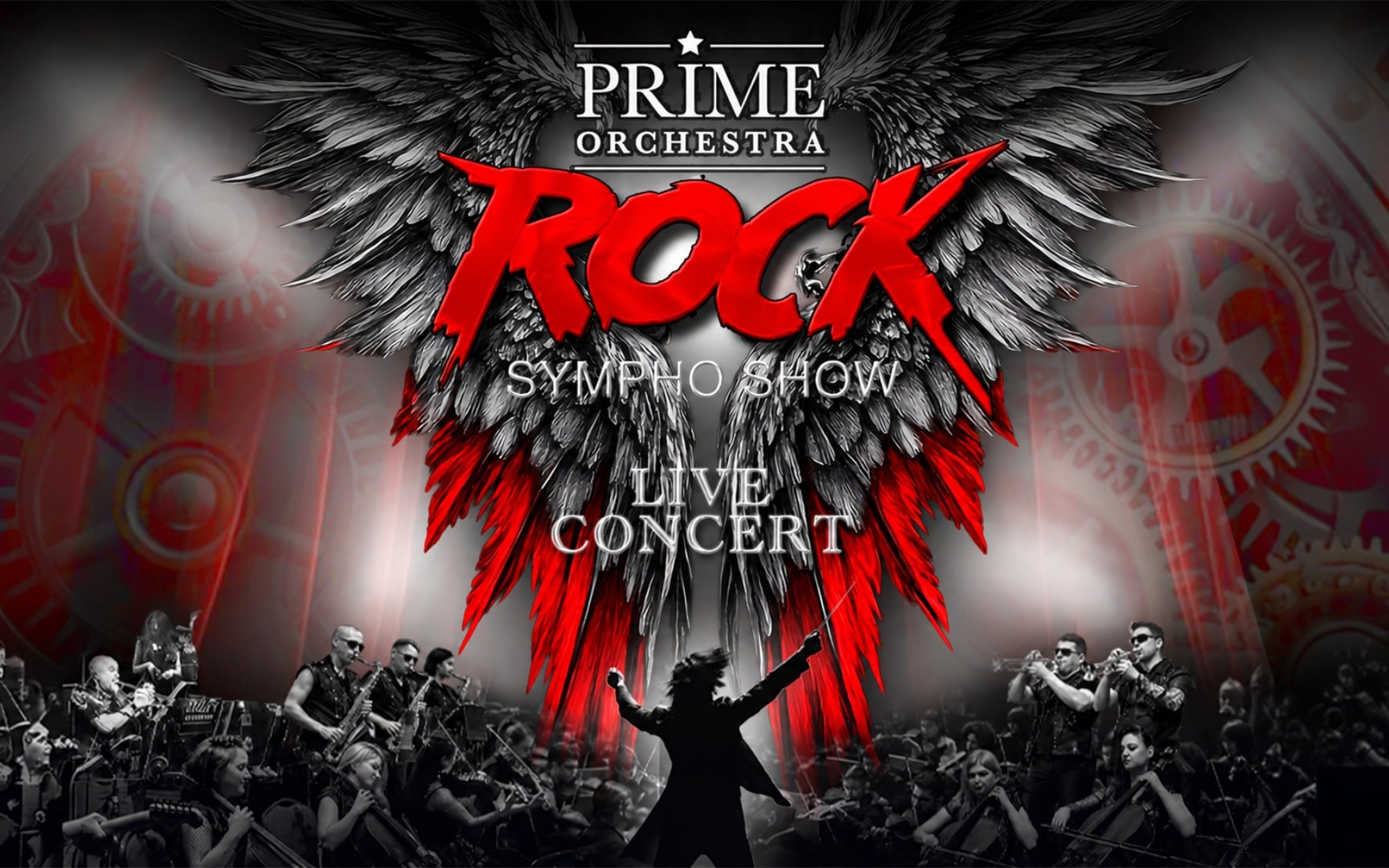 Prime Orchestra Rock Sympho Show, 9 Kasım 2026, Ahmed Adnan Saygun Sanat Merkezi, İzmir konser afişi