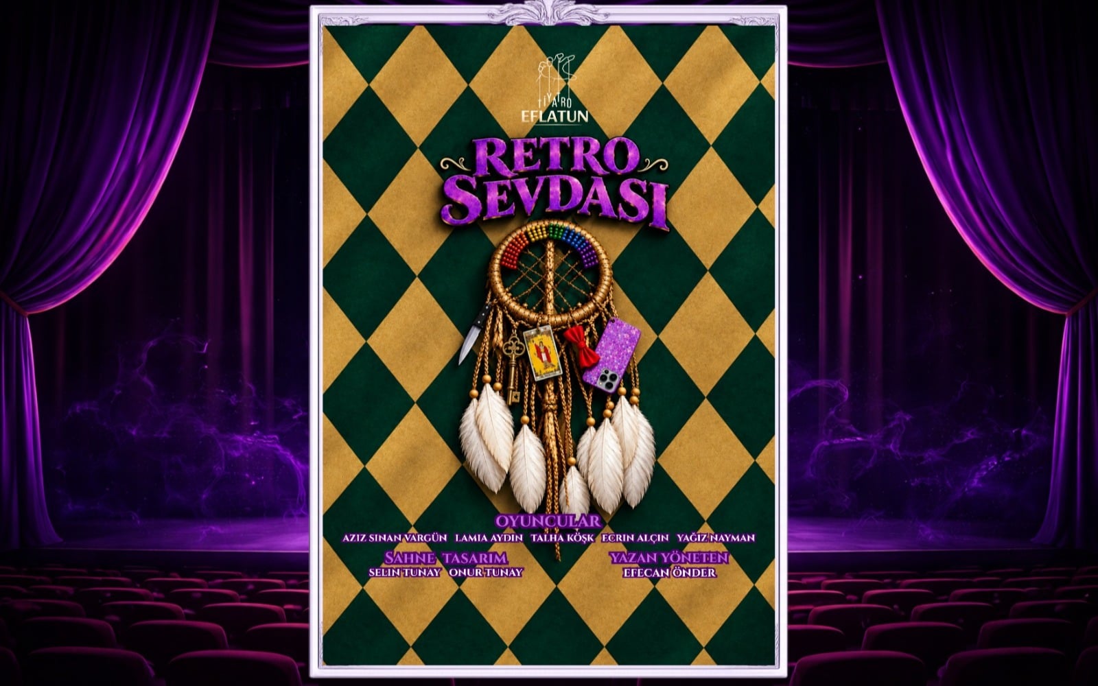 Retro Sevdası tiyatro afişi
