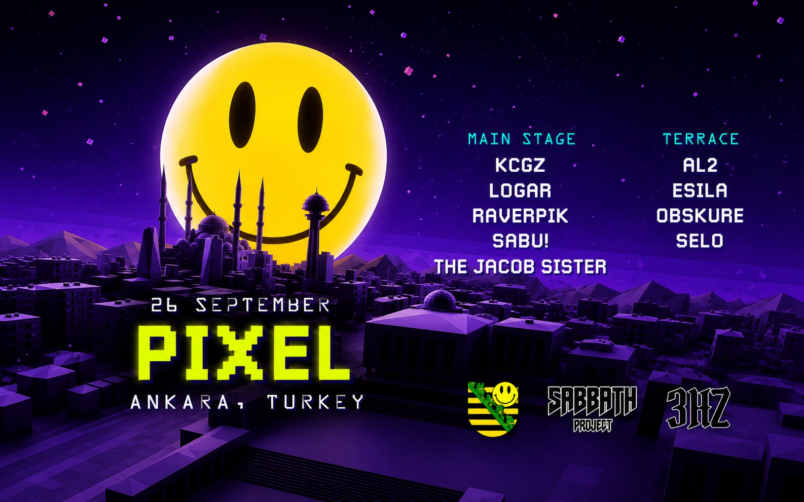 Sachsentrance, 26 Eylül 2026, Pixel, Ankara konser afişi