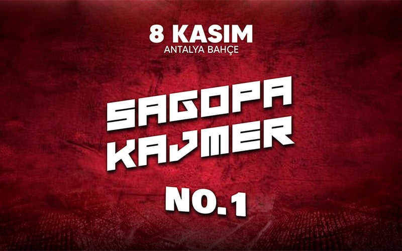 Sagopa Kajmer - No.1, 8 Kasım 2026, Antalya Bahçe, Antalya konser afişi