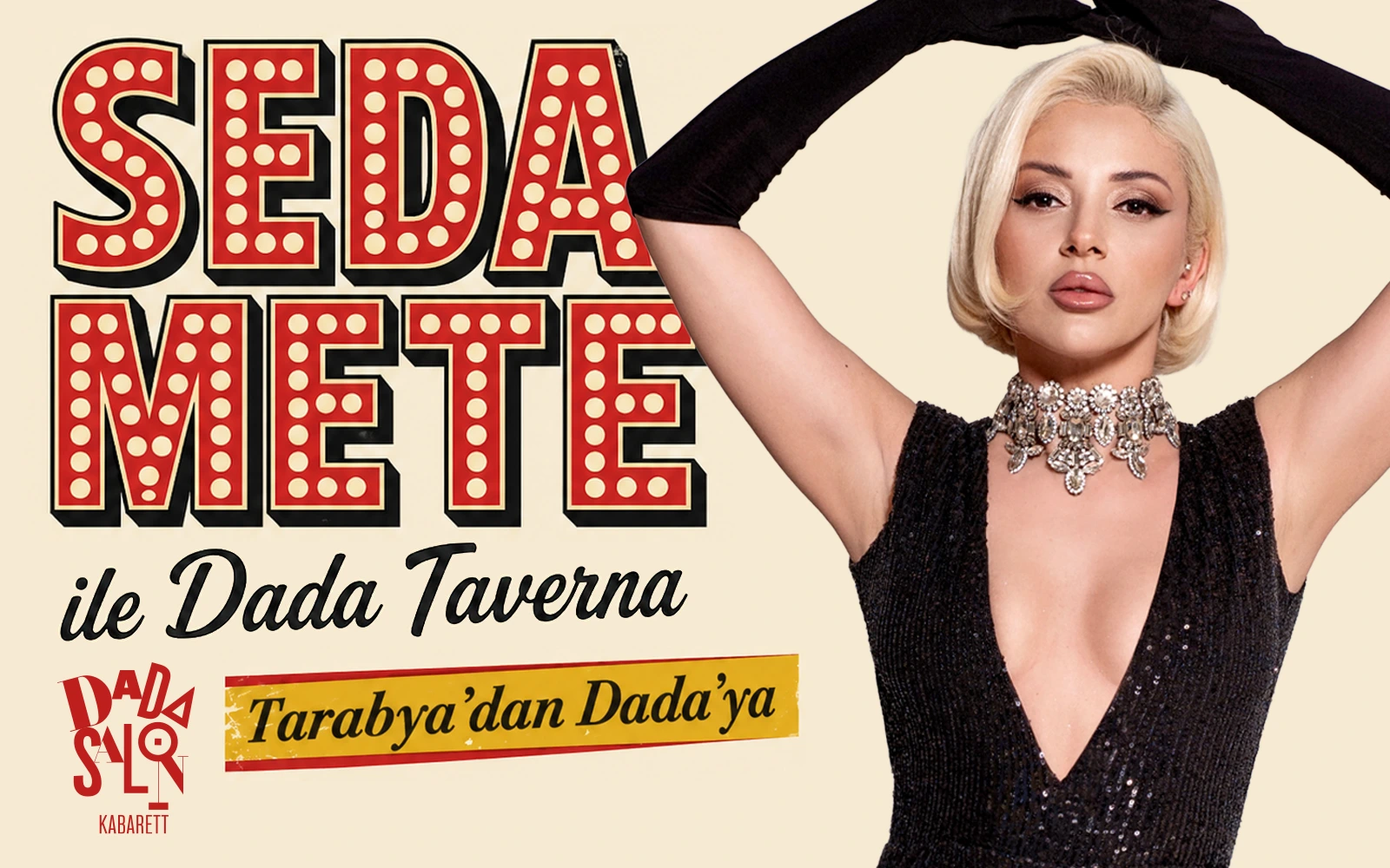 Seda Mete - Dada Taverna, 17 Ekim 2026, Dada Salon Kabarett, İstanbul konser afişi
