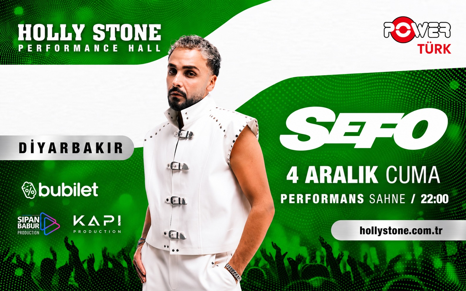 SEFO, 4 Aralık 2026, Holly Stone Performance Hall Diyarbakır, Diyarbakır konser afişi