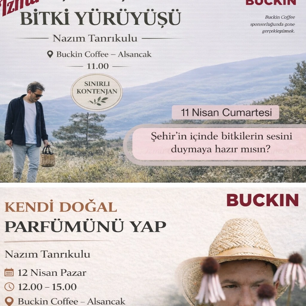 Şehir İçi Bitki Yürüyüşü ve Doğal Parfüm Workshop