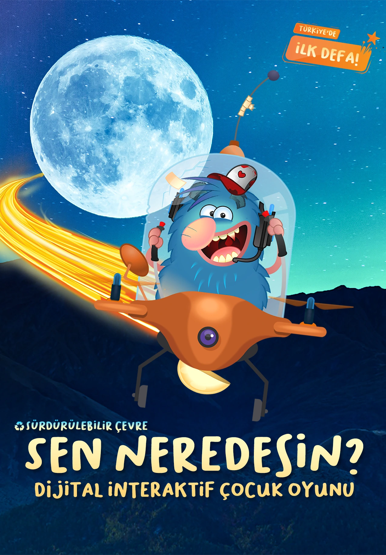 Sen Neredesin Sürdürülebilir Çevre - Dijital İnteraktif Çocuk