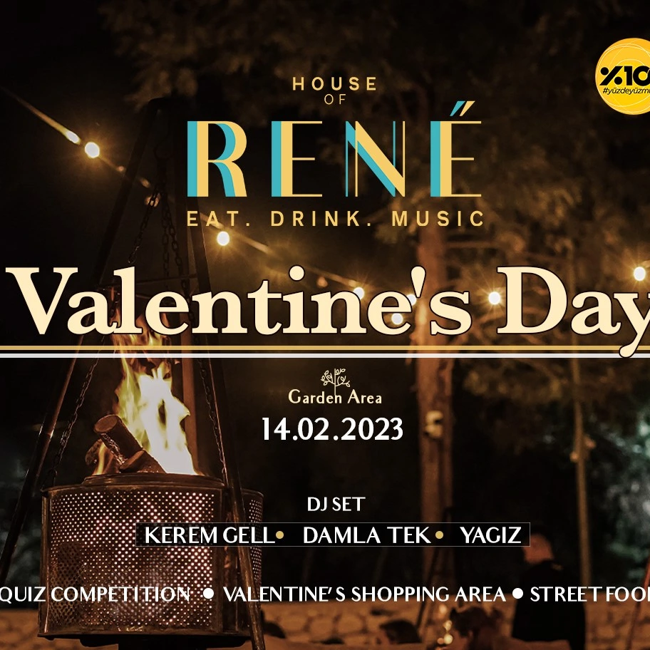Valentine's Day Garden Area // 14 Şubat 2023 // House of Rene izmirmag