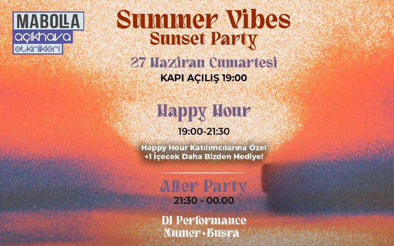 Summer Vibes Sunset Party