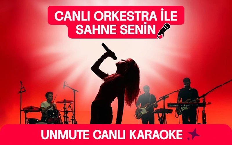 Unmute Canlı Karaoke, 1 Ekim 2026, JJ Pub Kanyon, İstanbul konser afişi