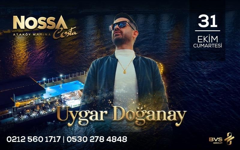 Uygar Doğanay Konseri, 31 Ekim 2026, Nossa Costa, İstanbul konser afişi