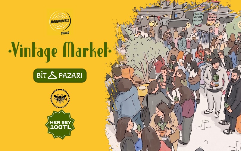 Vintage Market | Kovan Myvia, 27 Eylül 2026, MyVia Kovan - Bornova, İzmir konser afişi