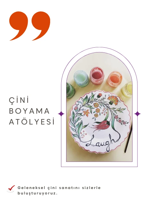Yetişkinler İçin Çini Atölyesi