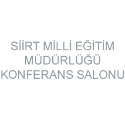 Siirt Milli Eğitim Konferans Salonu
